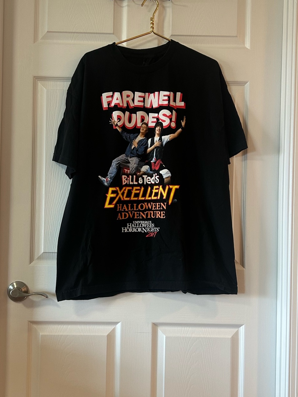 Bill & Ted's Excellent Halloween Adventure 'Farewell Dudes'Graphic Tee- 2017